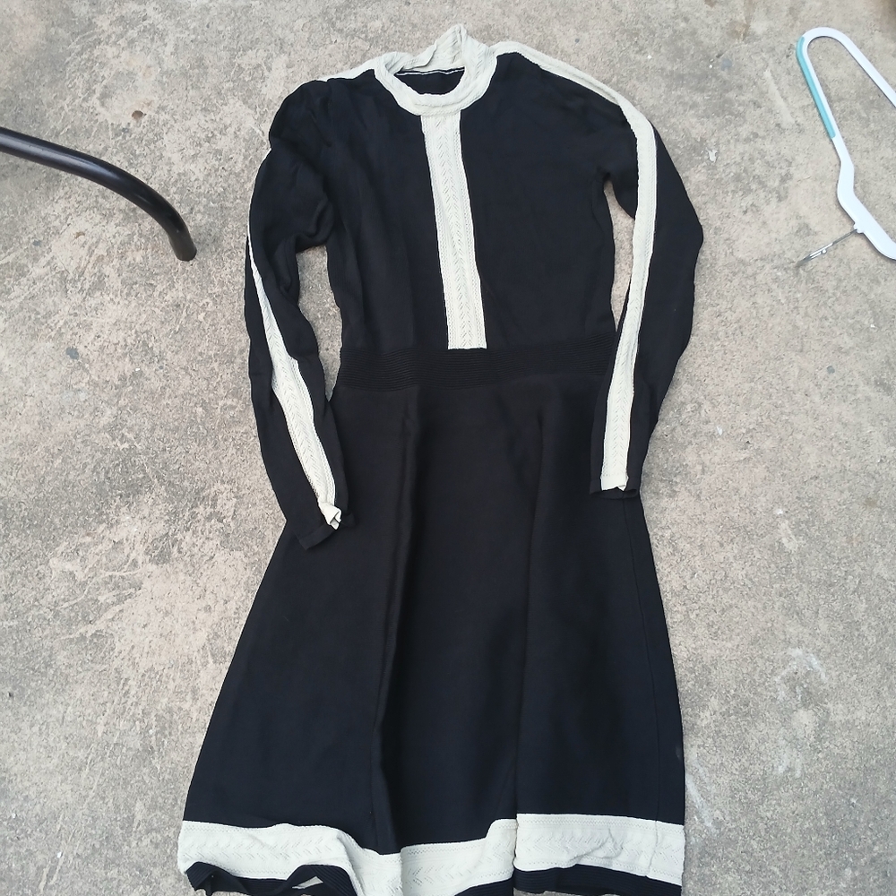 Crochet n black dress